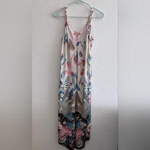 Floral Sleeveless Maxi Dress